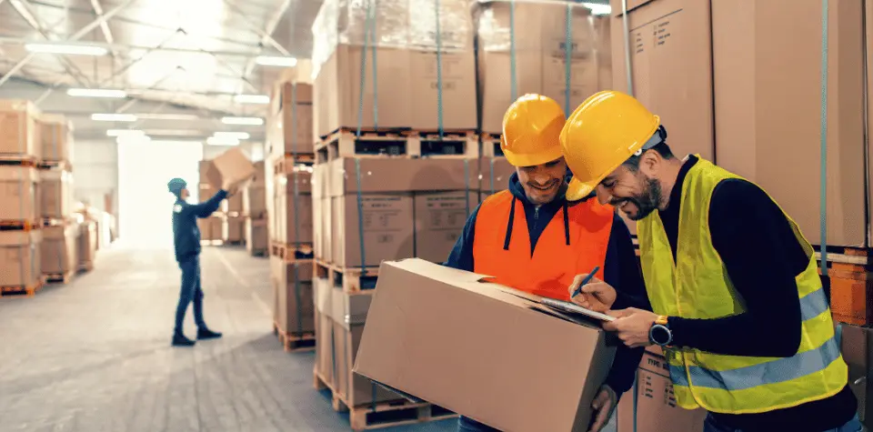 Warehouse-grade packing tape on cartons